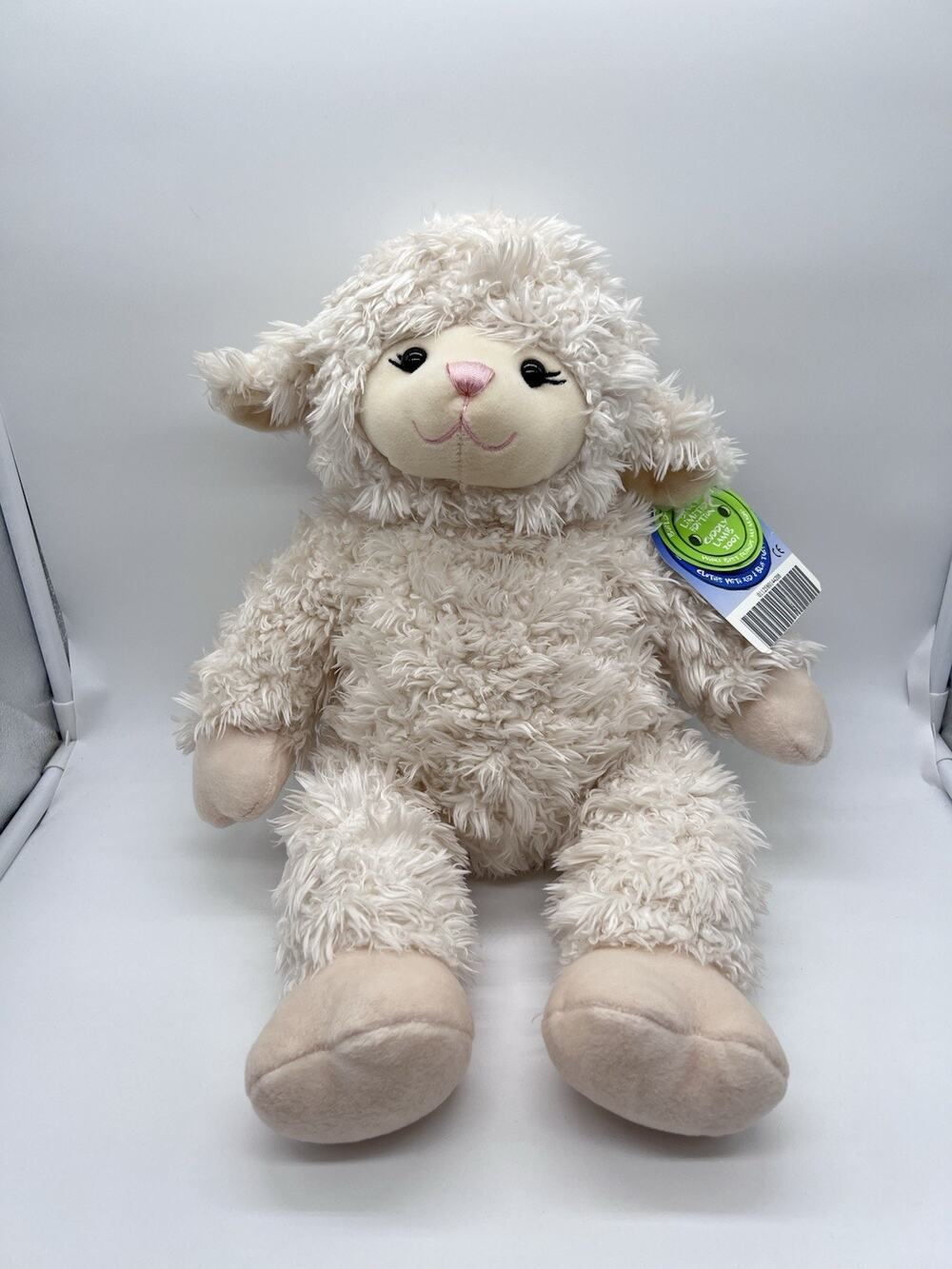 Build-A-Bear Cuddly Lamb 2007 Vintage Retired 17โ Sheep Plush Curly Fur